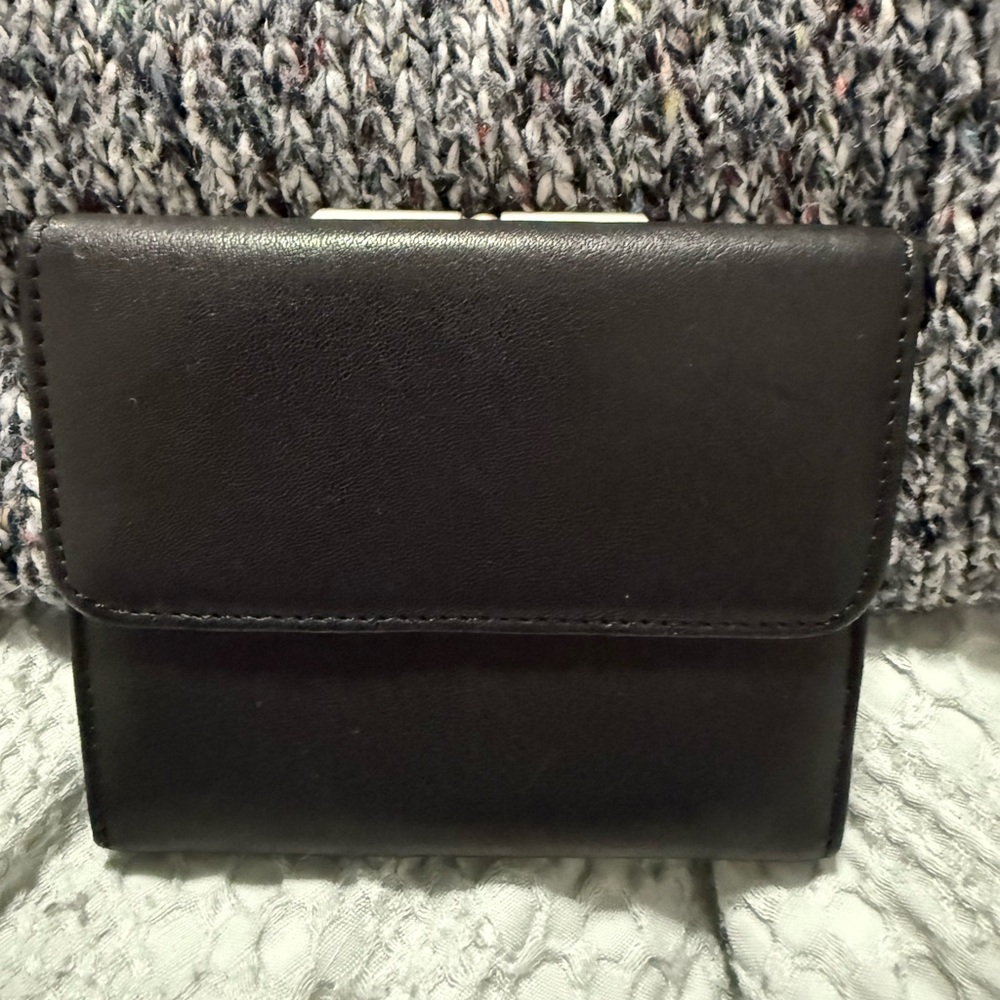 3/$15 Black Leather Women's Wallet